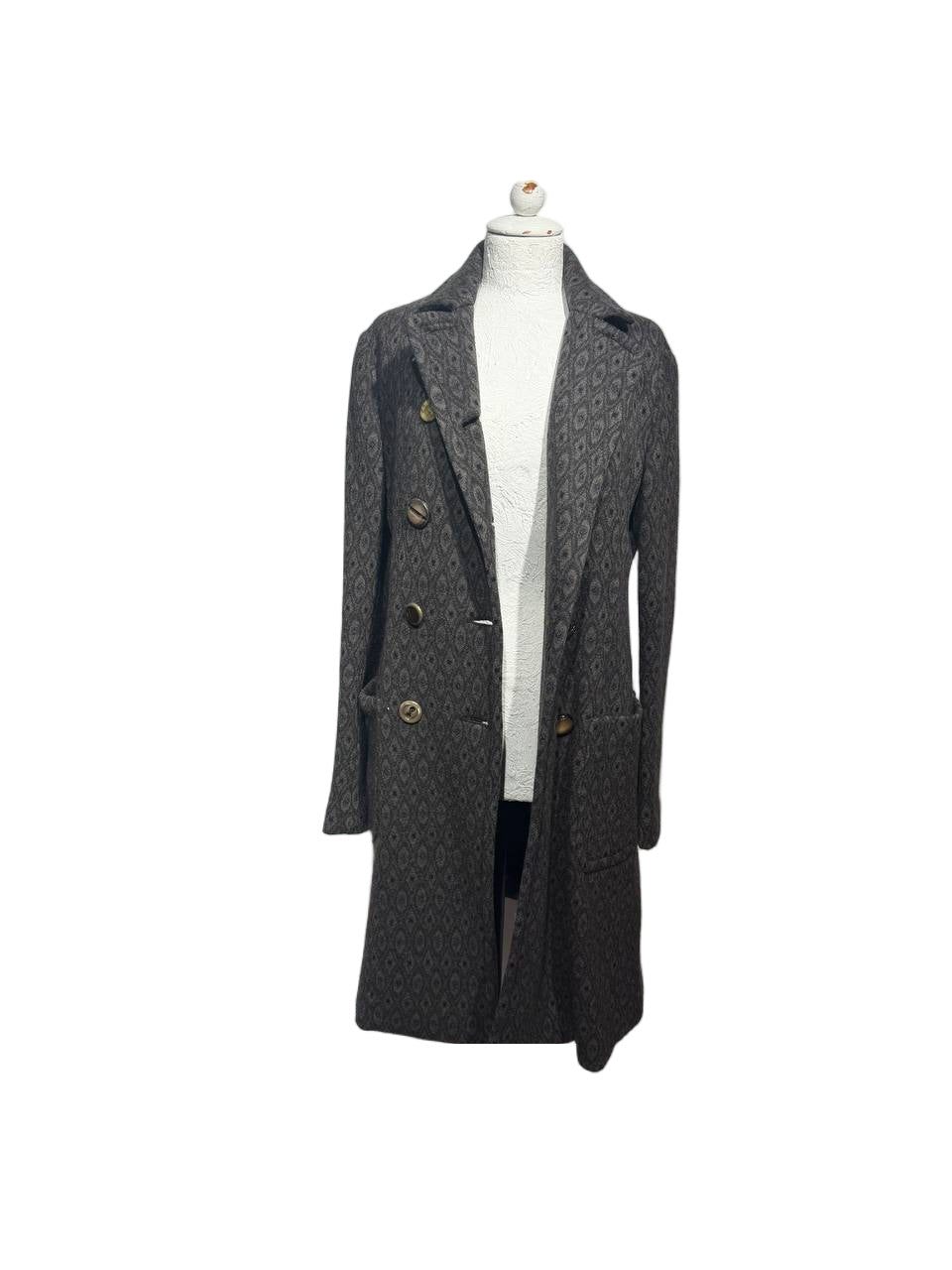 CAPPOTTO MALIPARMI IN LANA DOPPIOPETTO TG 44