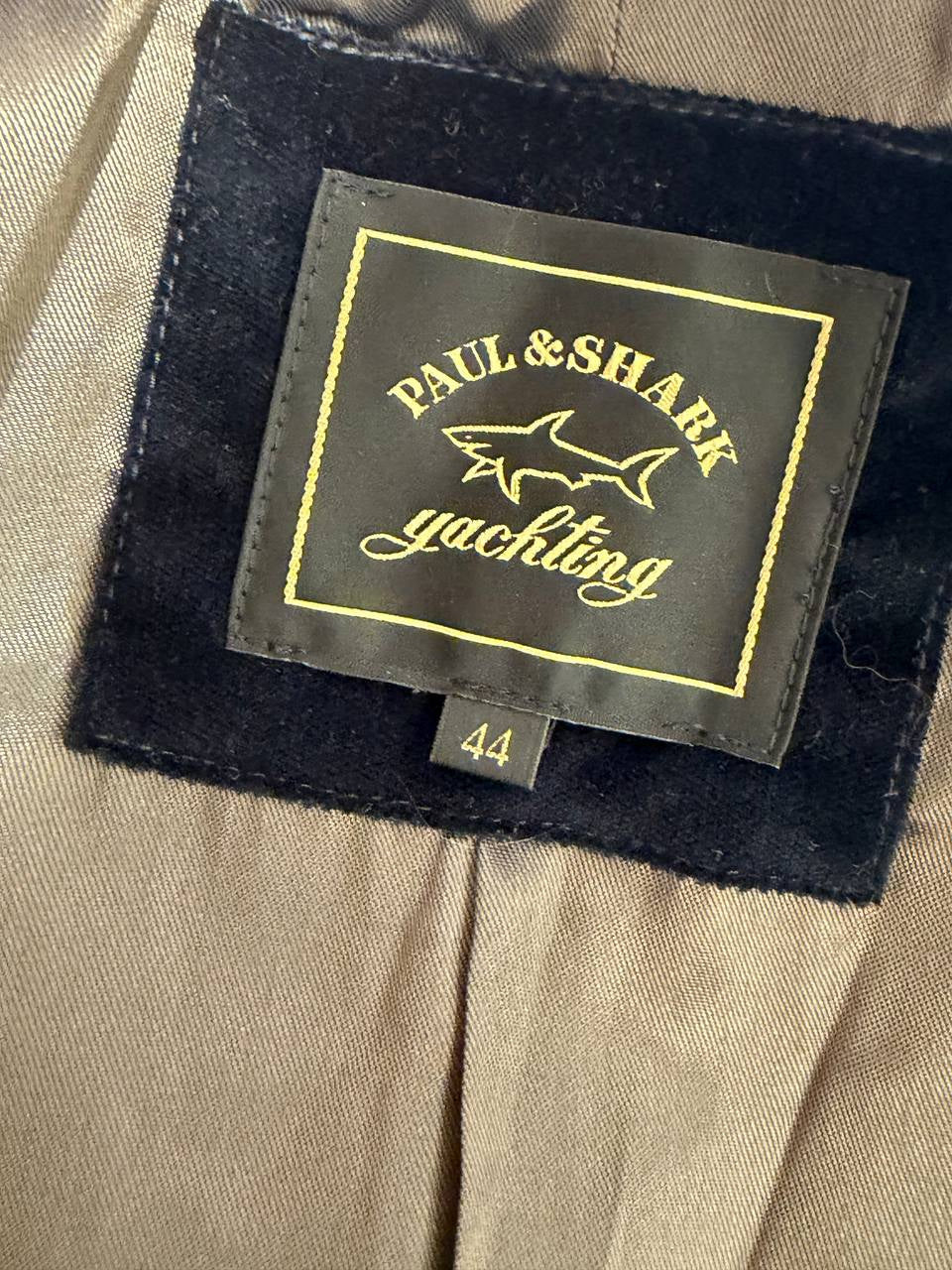 GIACCA PAUL & SHARK YACHTING VELLUTO BLU NAVY Tg 44