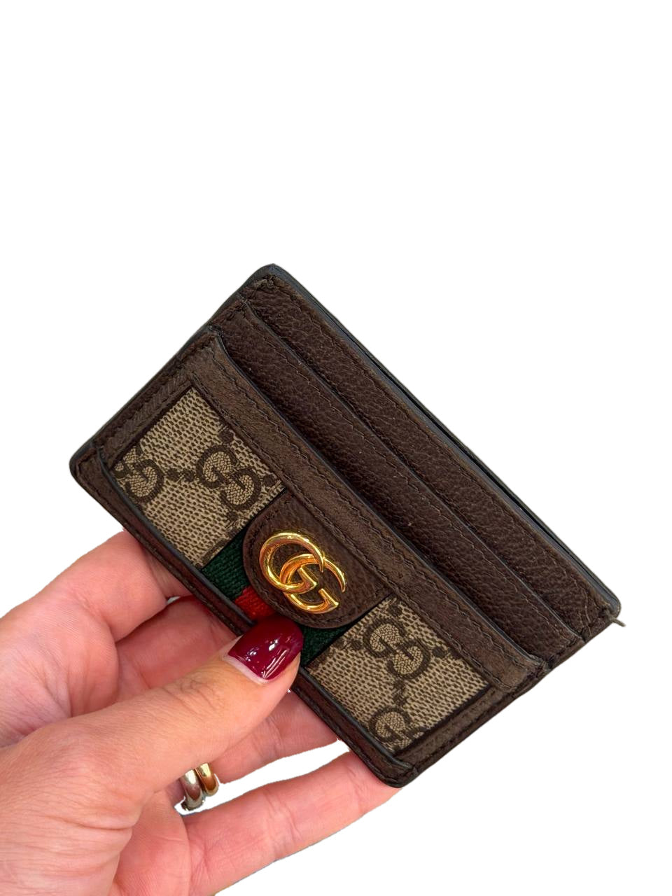 PORTACARTE GUCCI OPHIDIA GG SUPREME CON SCATOLA