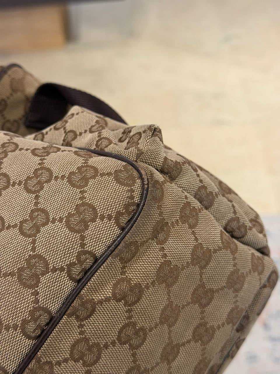 DIAPER BAG FASCIATOIO GUCCI GG SUPREME