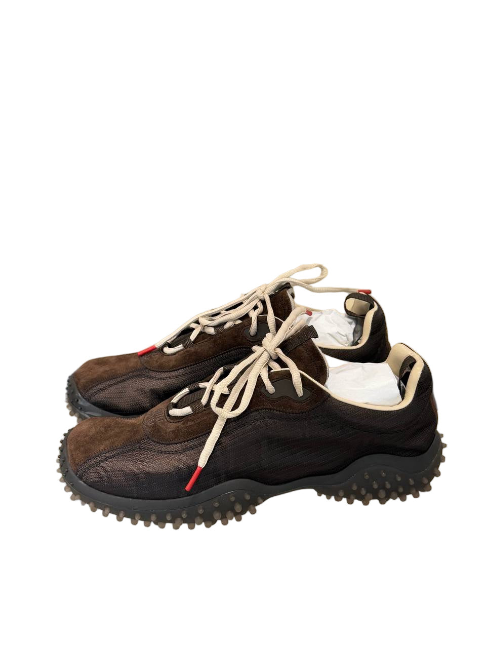 SNEAKERS MIUMIU BUBBLE TESS MARRONI Nr 36.5