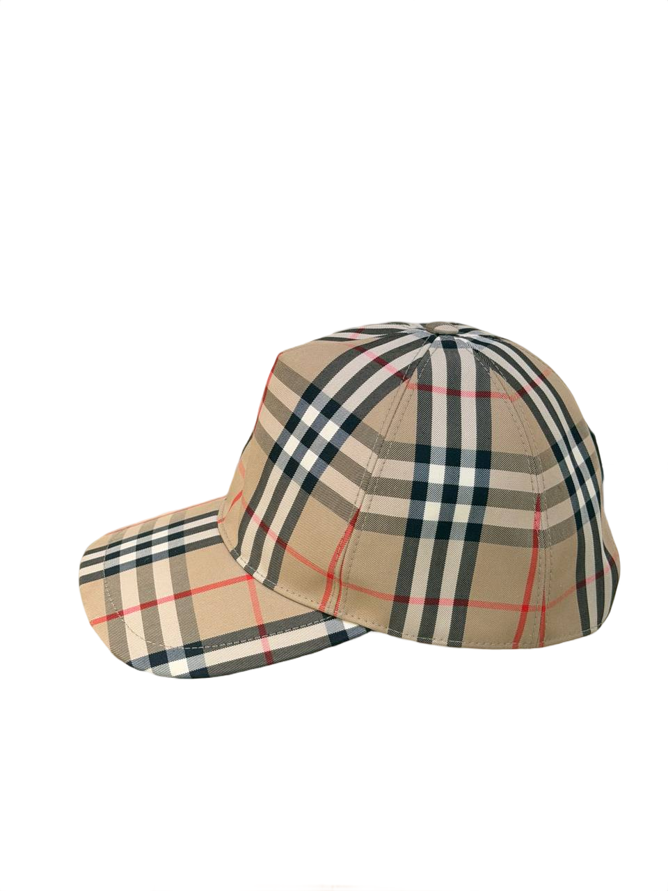 CAPPELLO CON VISIERA BURBERRY LONDON ENGLAND CHECK BEIGE