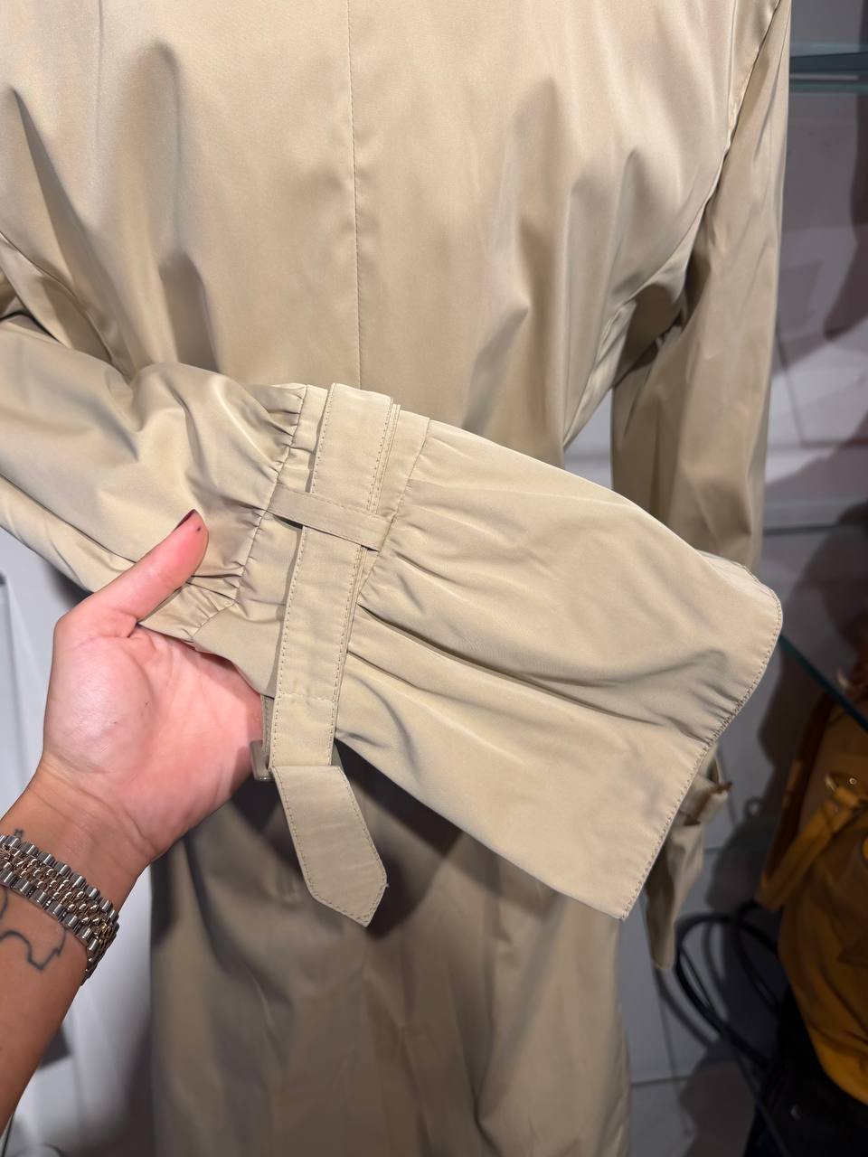 IMPERMEABILE MAX&CO BEIGE DOPPIOPETTO Tg 44