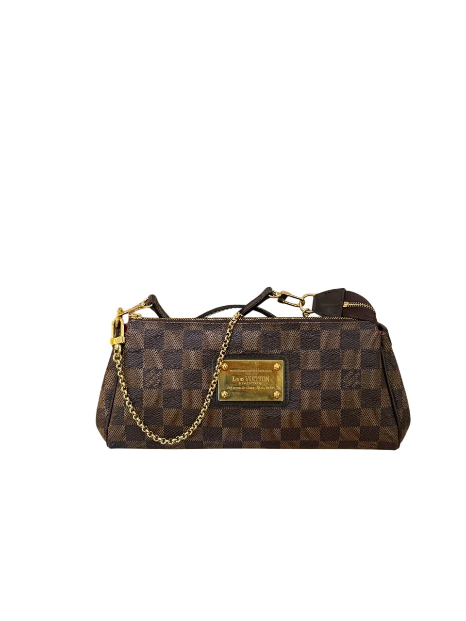 POCHETTE EVA DAMIER EBENE LOUIS VUITTON