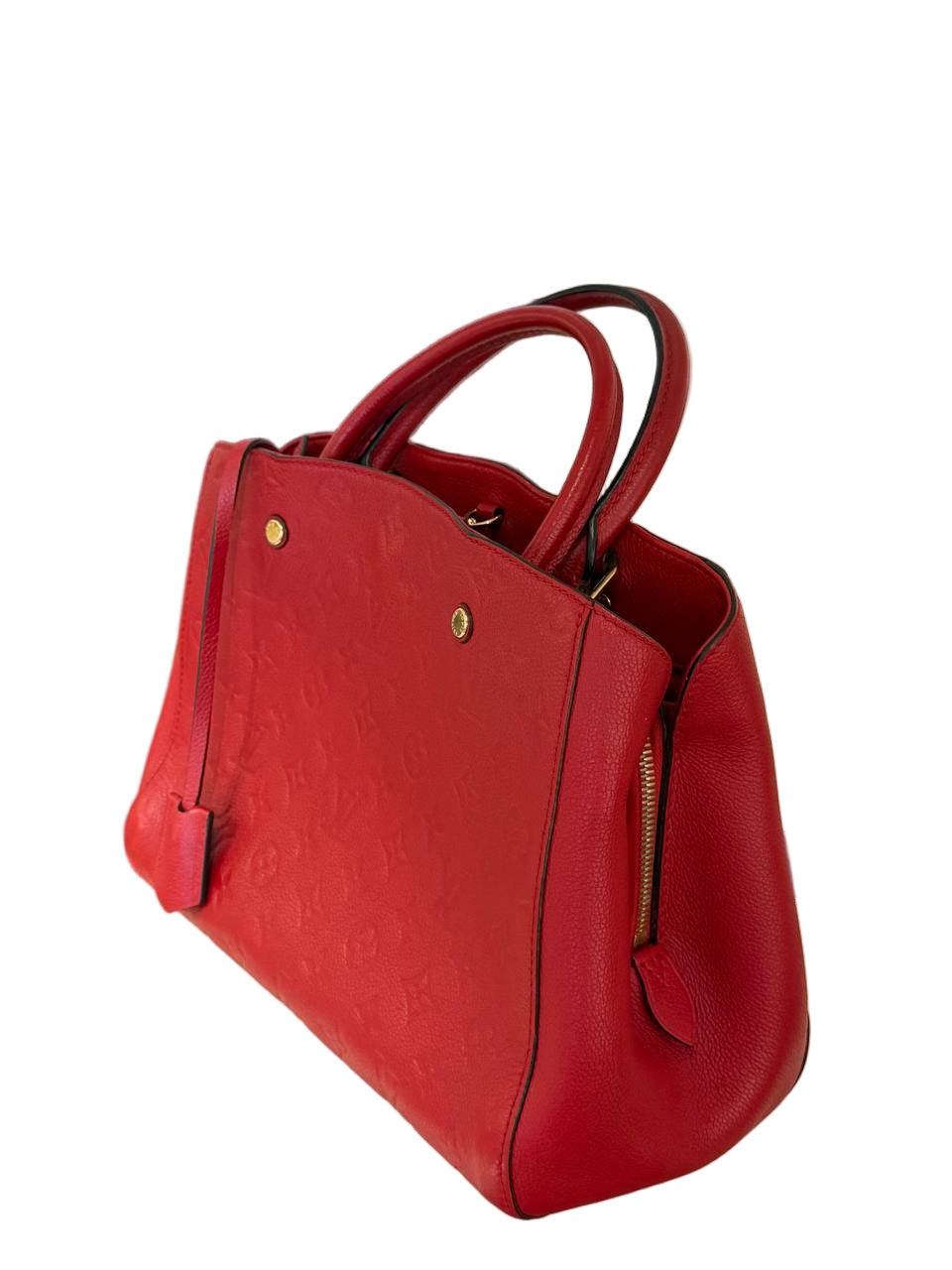 MONTAIGNE MM LOUIS VUITTON PELLE EMPREINTE ROSSA