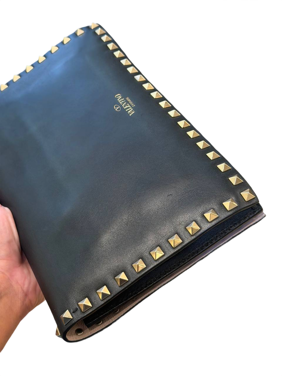 CLUTCH POCHETTE VALENTINO ROCKSTUD NERA