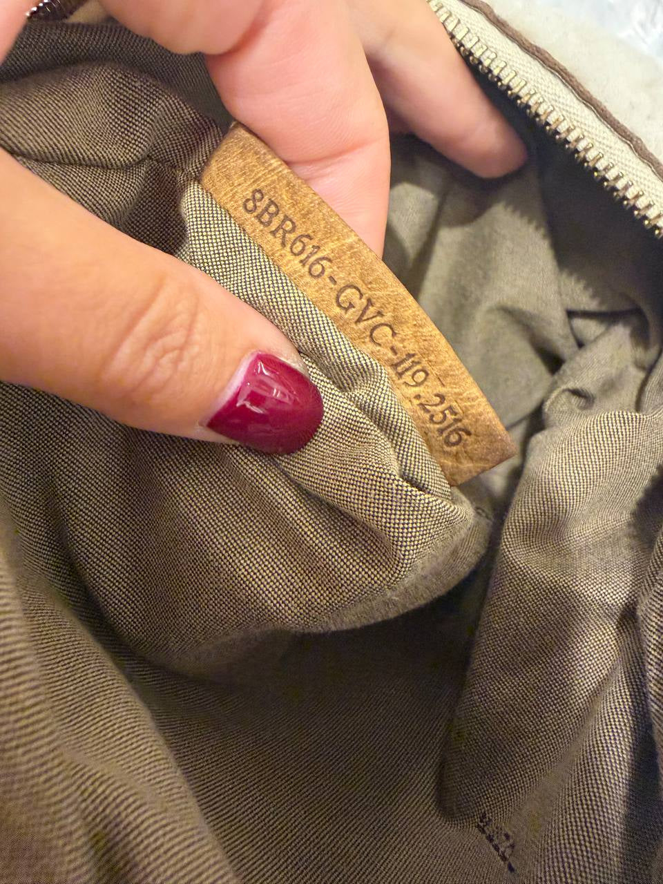 FENDI MIA CAMOSCIO BEIGE INTERNO MONTONE