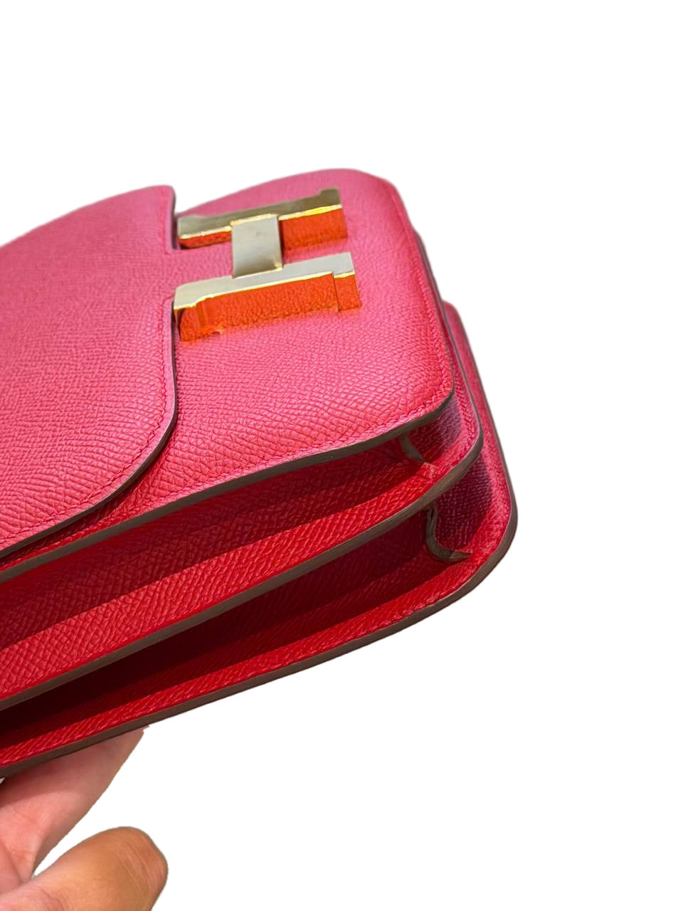 MINI CONSTANCE HERMES ROUGE CASAQUE