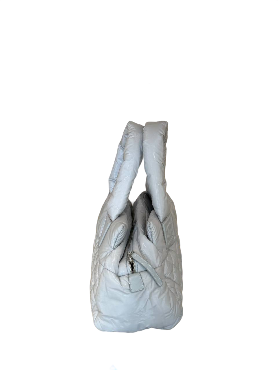 COCO COCOON CHANEL BORSA TRAPUNTATA GRIGIO/AZZURRO