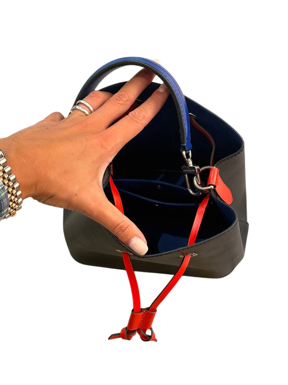 LOUIS VUITTON NOÉ BB EPI NERO MULTICOLOR