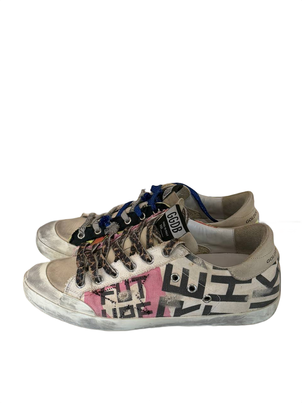 GOLDEN GOOSE SNEAKER PATCHWORK MULTICOLOR Nr 40
