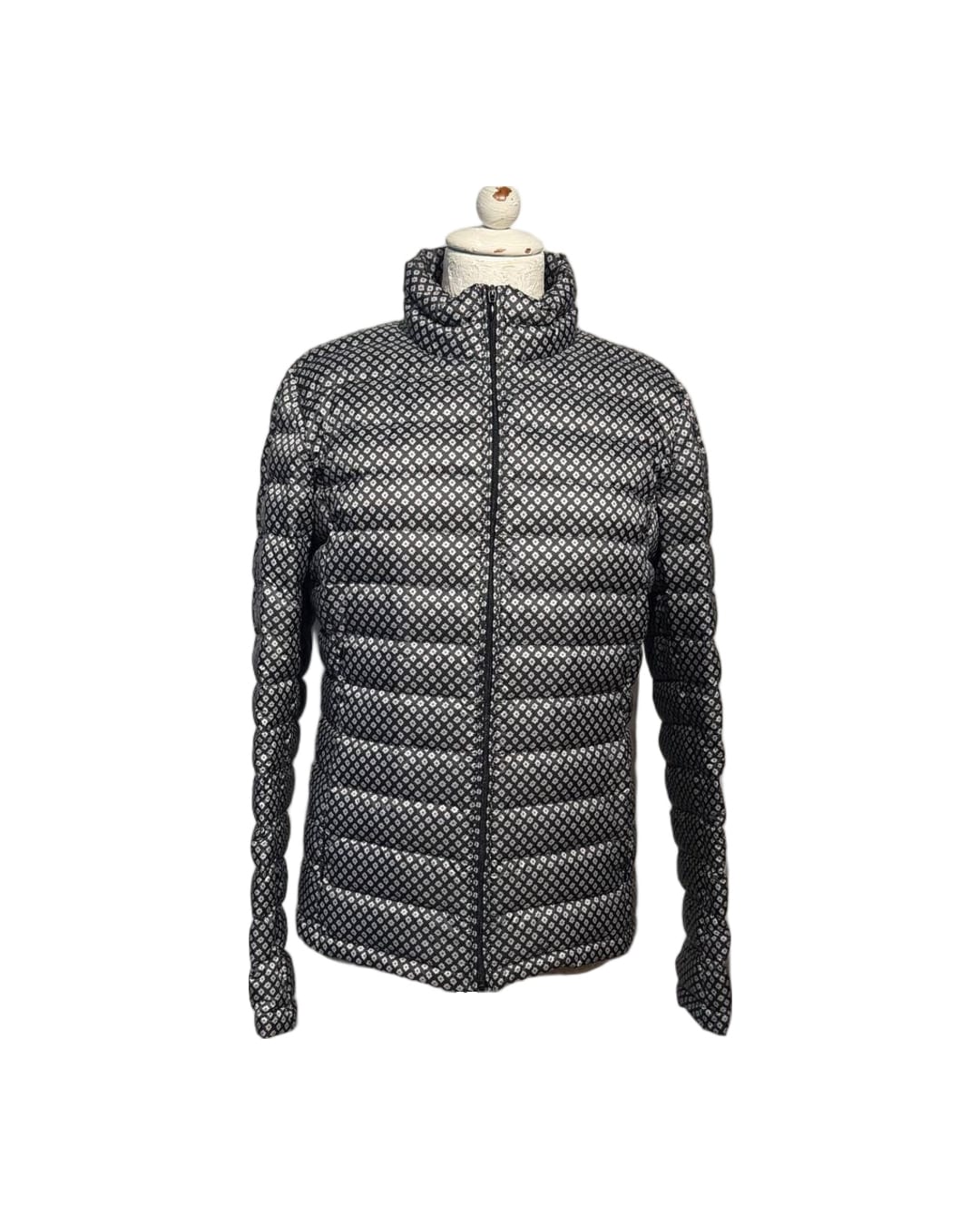 PIUMINO LEGGERO MAX&CO GRIGIO FANTASIA GEOMETRICA Tg 44