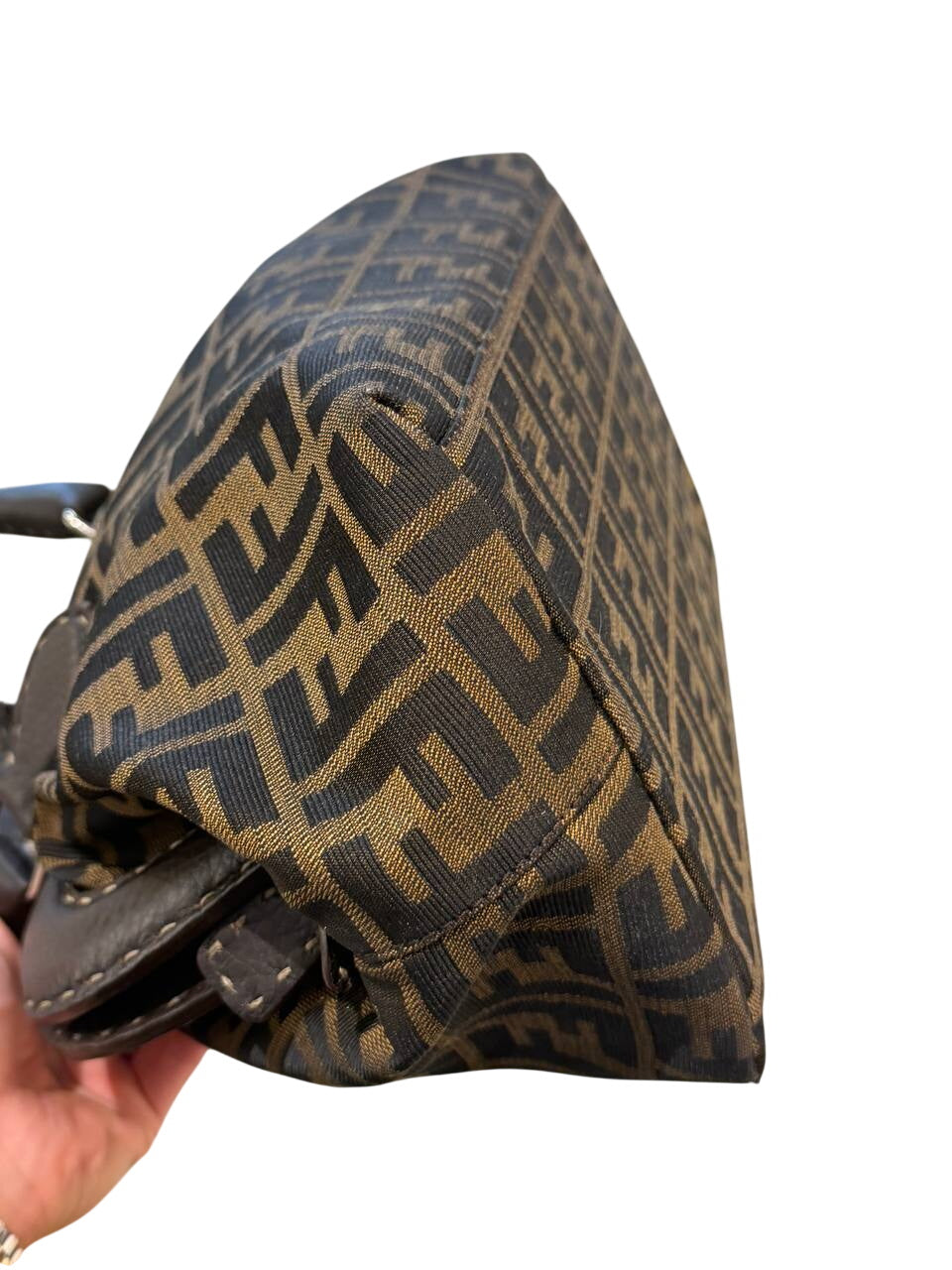 BORSA FENDI ZUCCA CANVAS E PELLE
