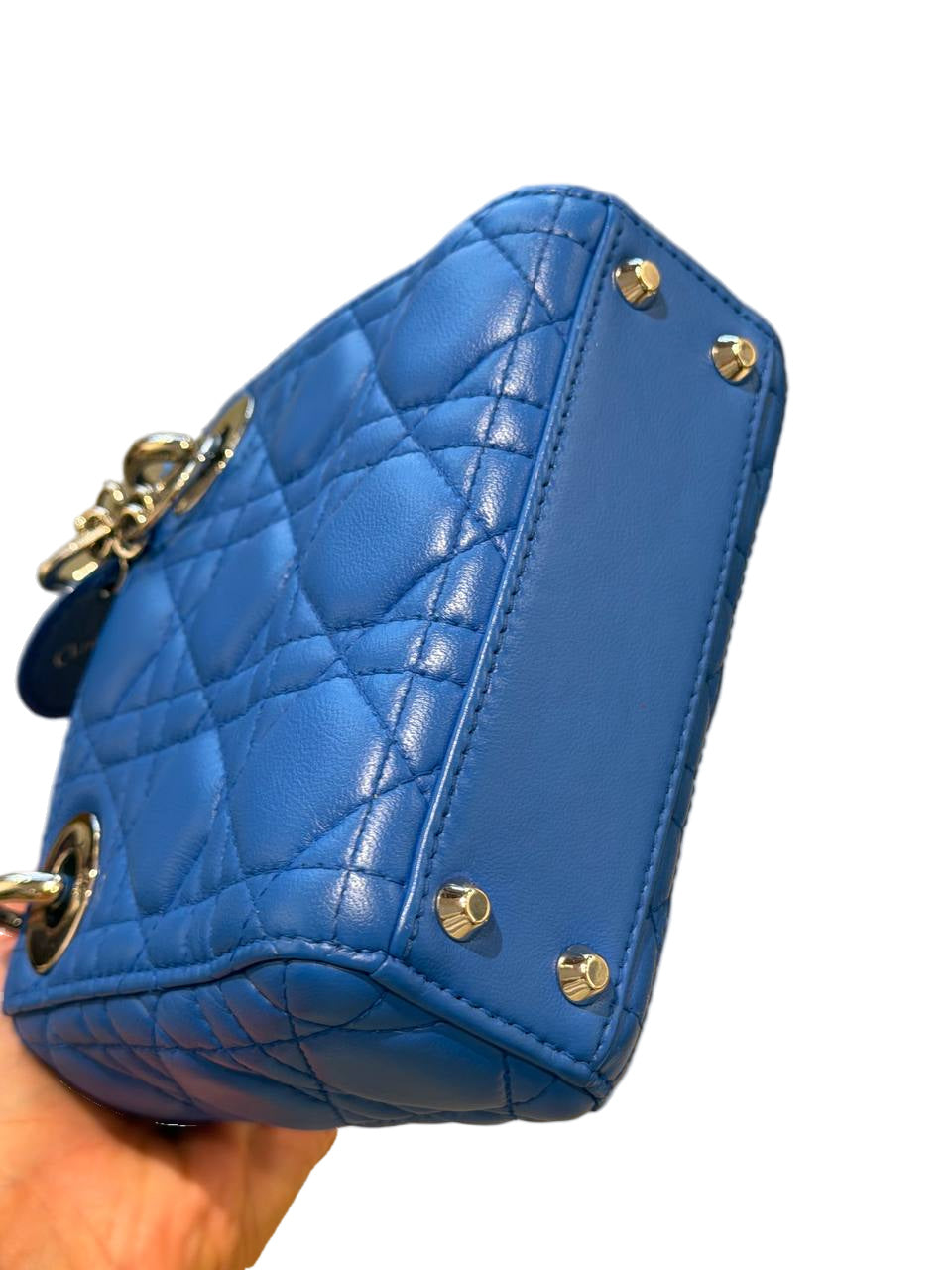 MICRO LADY DIOR BLU ELETTRICA