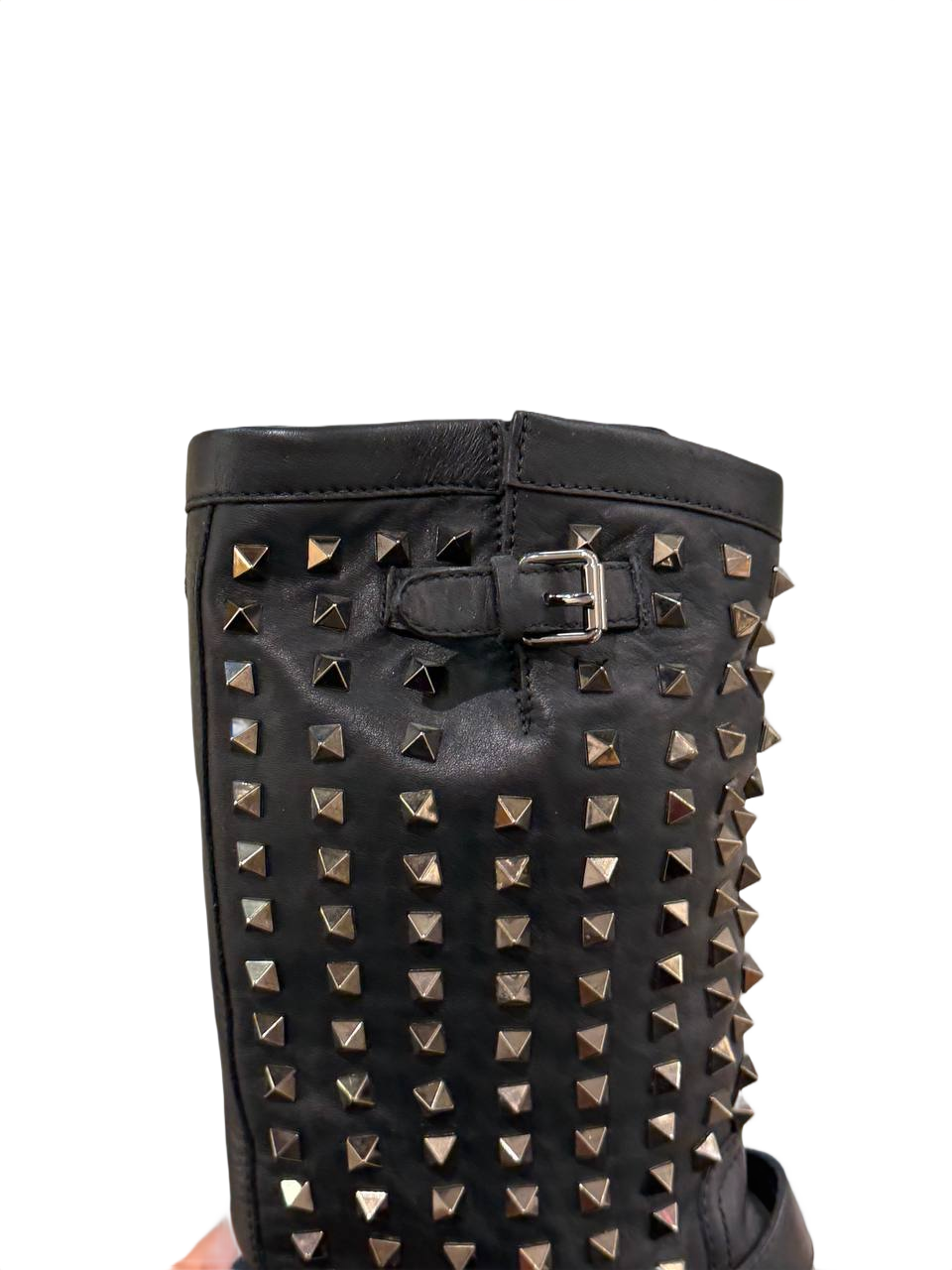 STIVALI BIKER VALENTINO ROCKSTUD NERI Nr 40