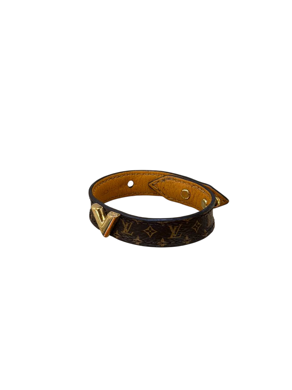 LOUIS VUITTON BRACCIALE MONOGRAM V DORATA