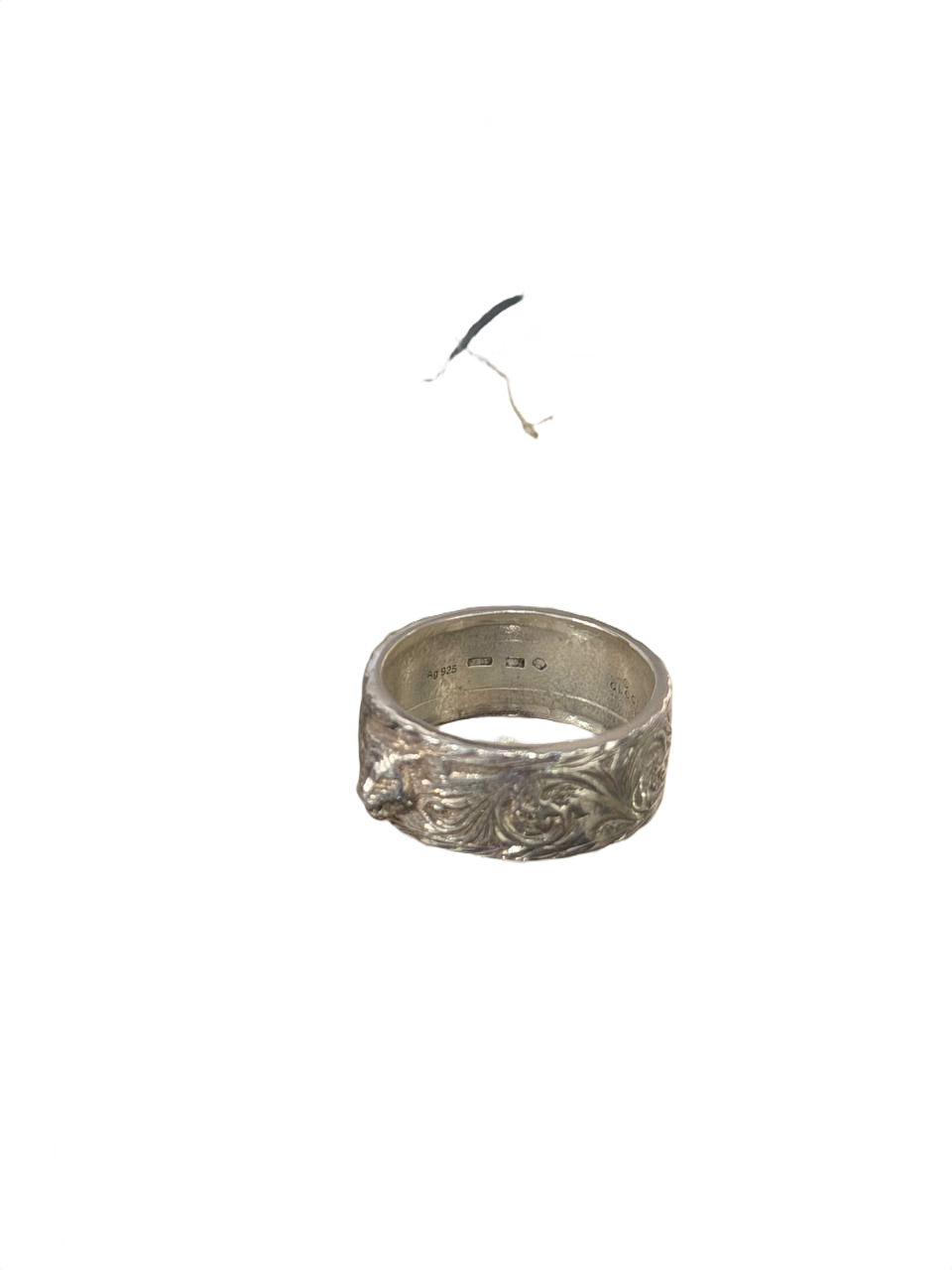 ANELLO GUCCI ARGENTO UOMO INCISIONE TIGRE