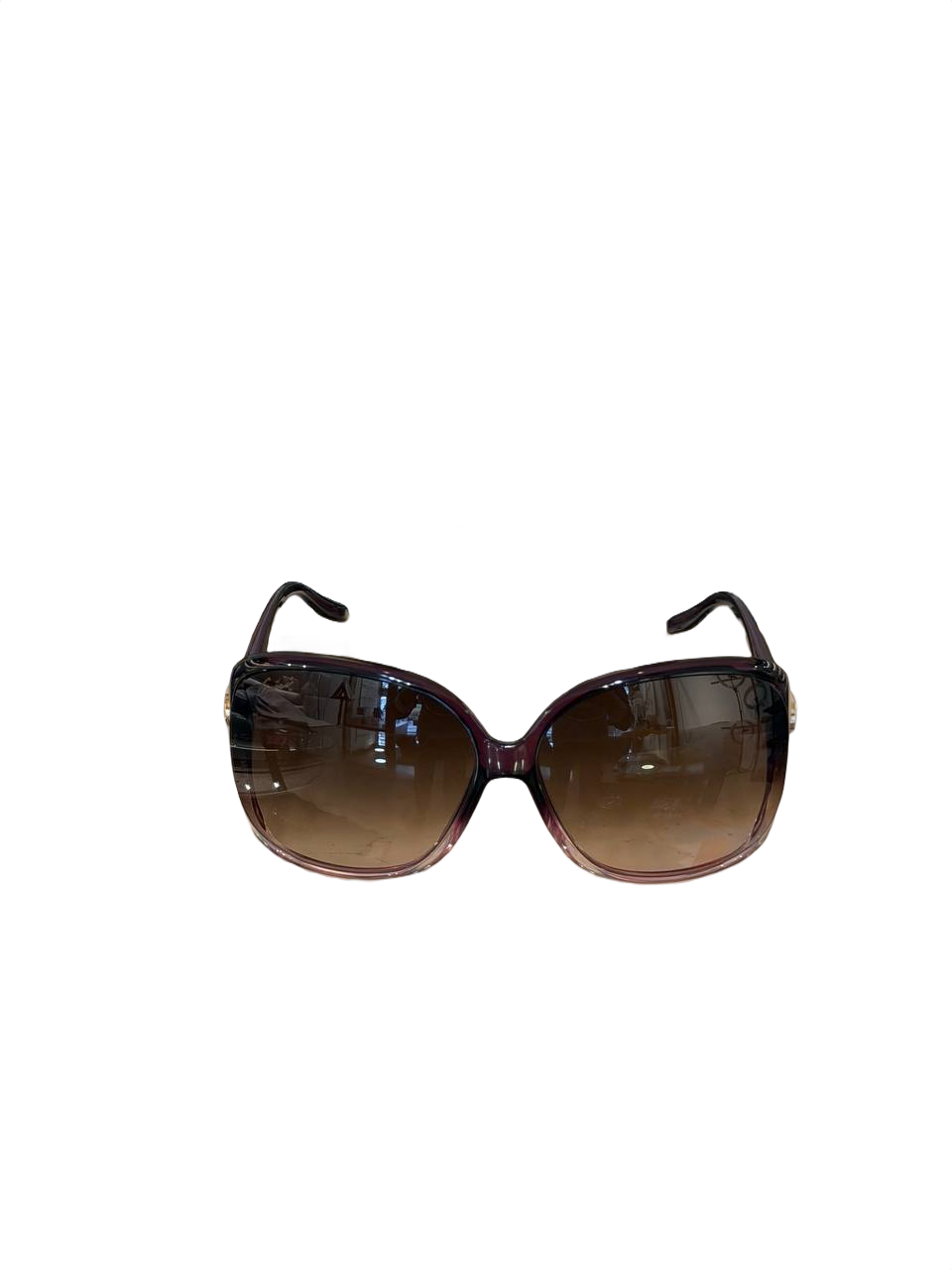 GUCCI OCCHIALI DA SOLE OVERSIZE SFUMATI TONI VIOLA