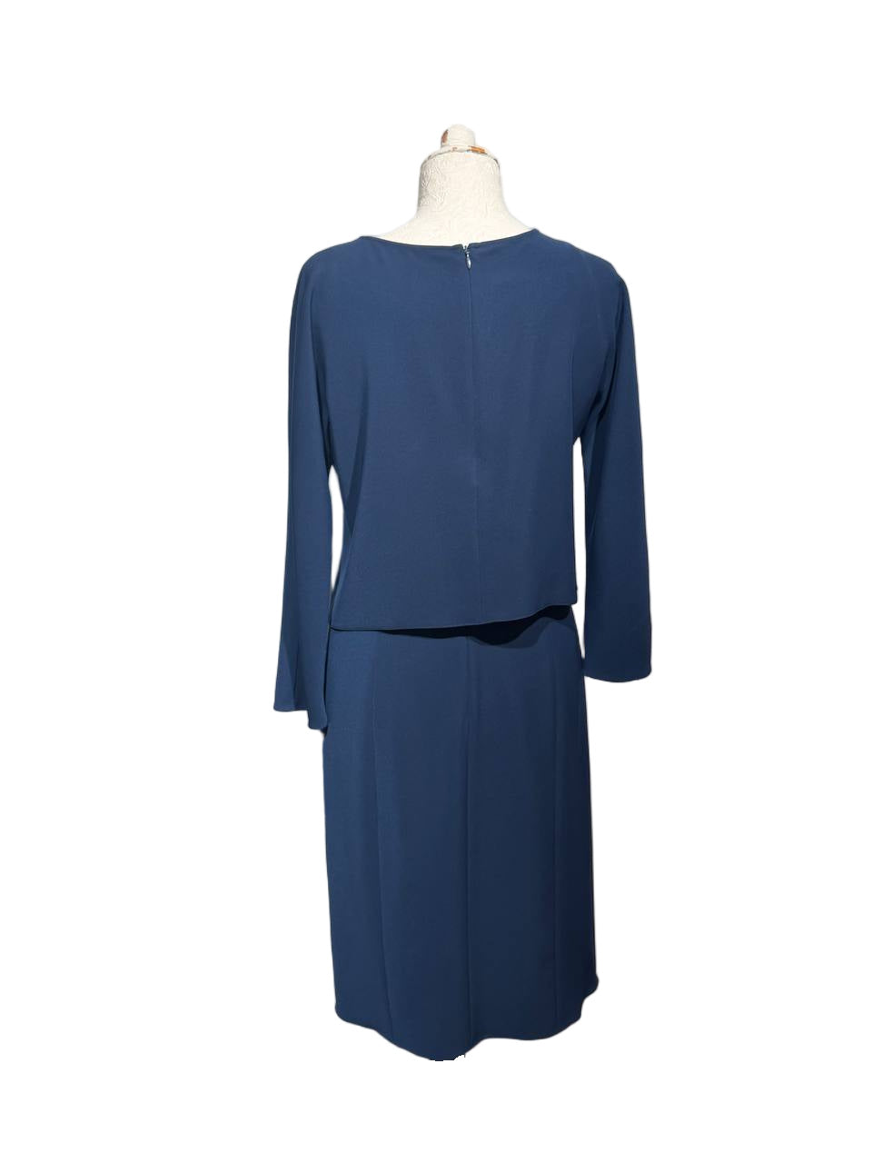 ABITO ARMANI COLLEZIONI BLU NAVY EFFETTO DUE PEZZI Tg 42