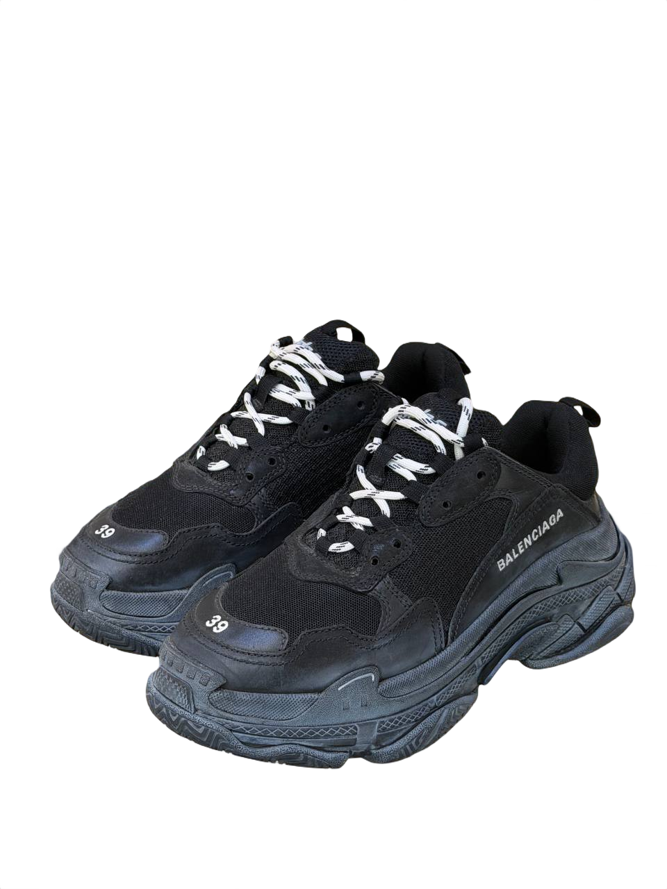 SNEAKERS BALENCIAGA TRIPLE S NERE Nr 39