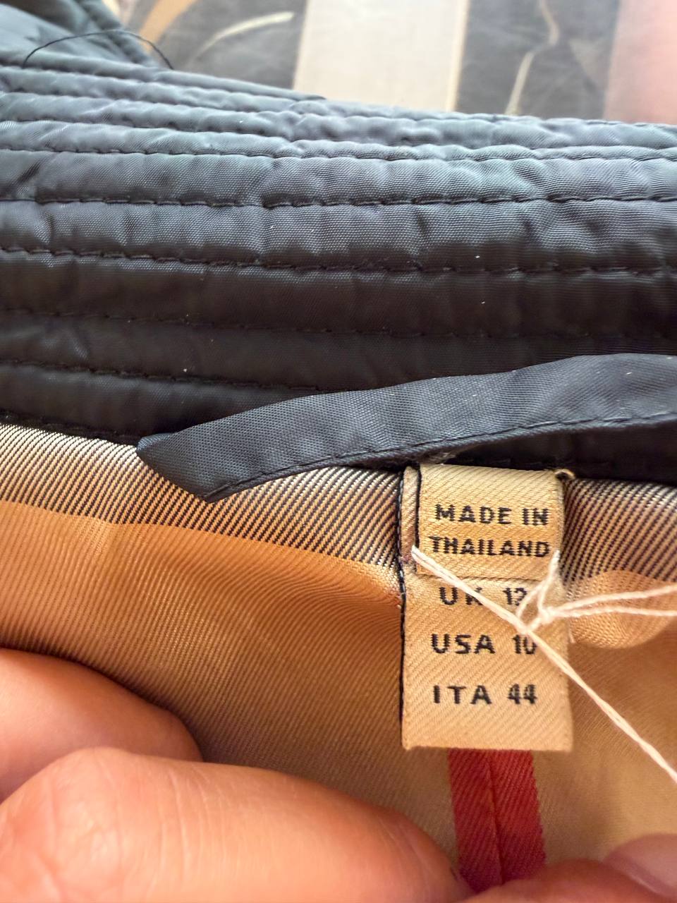 TRENCH IMPERMEABILE BURBERRY BLU NAVY TG 44
