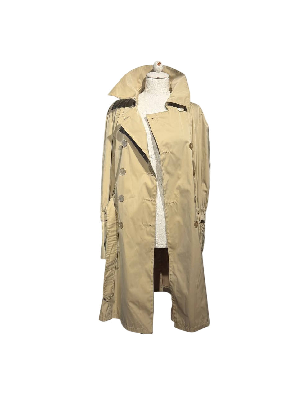 IMPERMEABILE MAX&CO BEIGE DOPPIOPETTO Tg 44