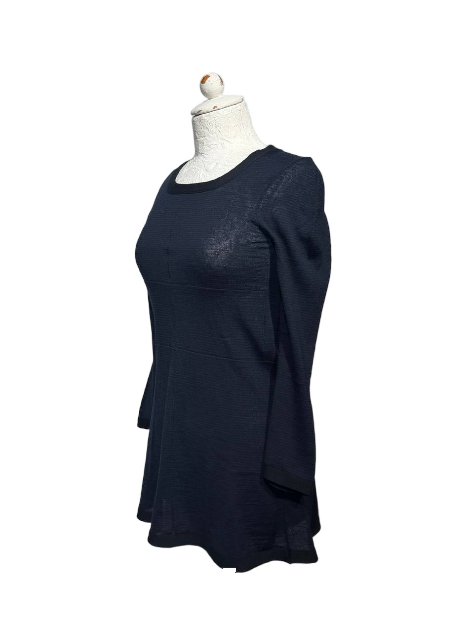 MAGLIONCINO BALENCIAGA BLU E NERO A RIGHE Tg 40