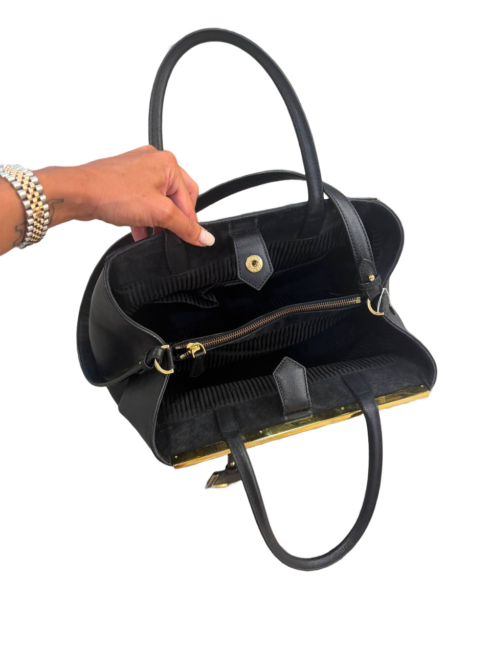 FENDI 2JOURS MEDIA NERA METALLERIA