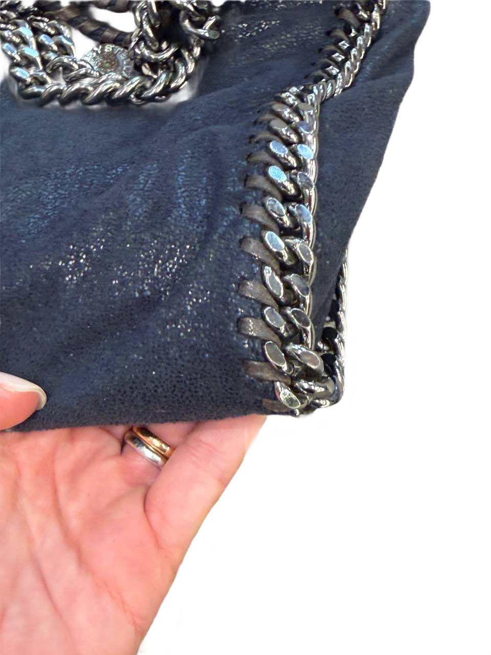 MINI STELLA MCCARTNEY FALABELLA BLU NAVY