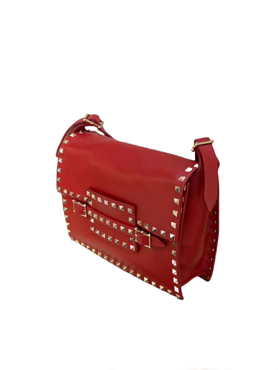 BORSA VALENTINO ROCKSTUD COLOR CILIEGIA