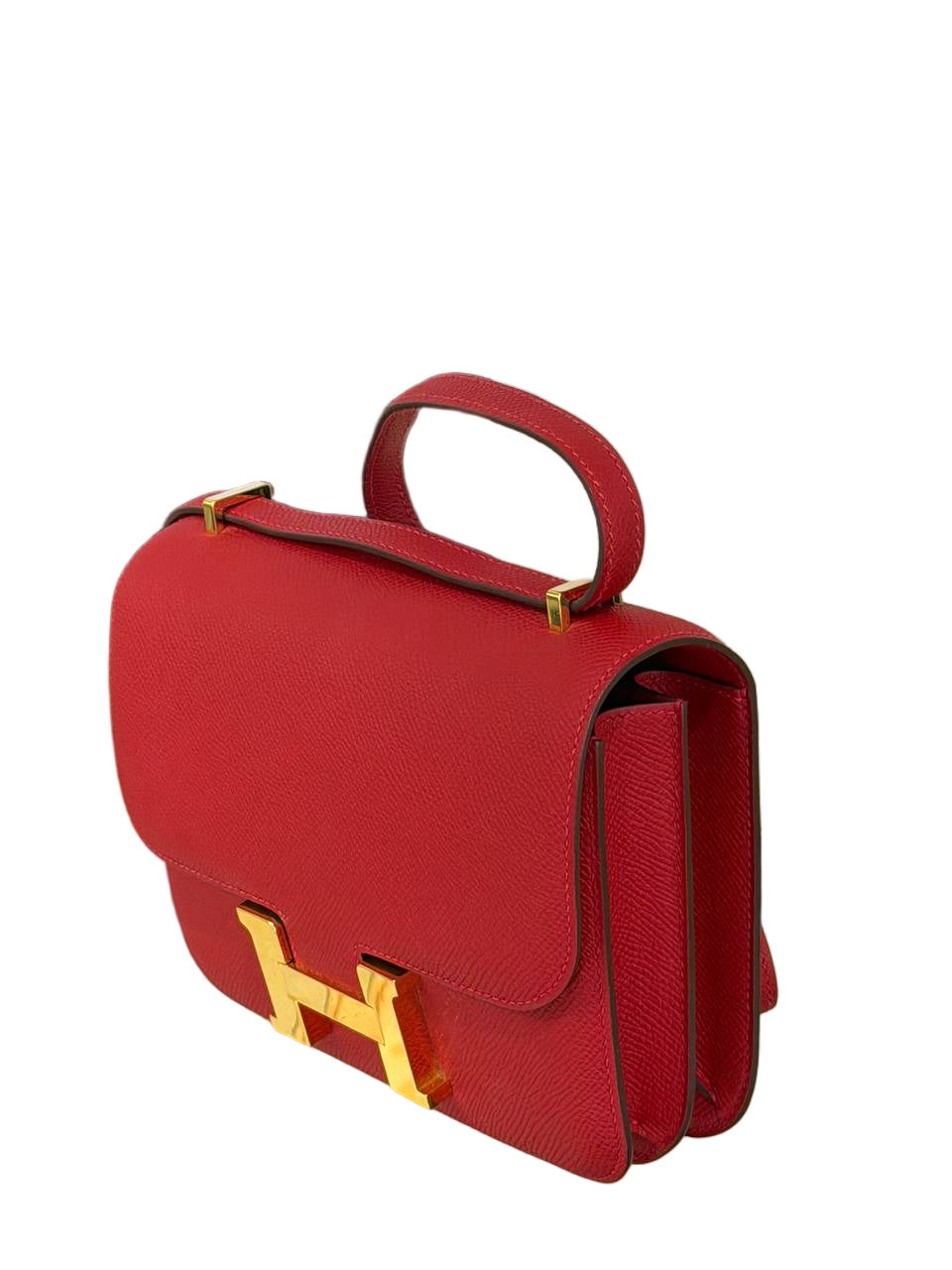 MINI CONSTANCE HERMES ROUGE CASAQUE