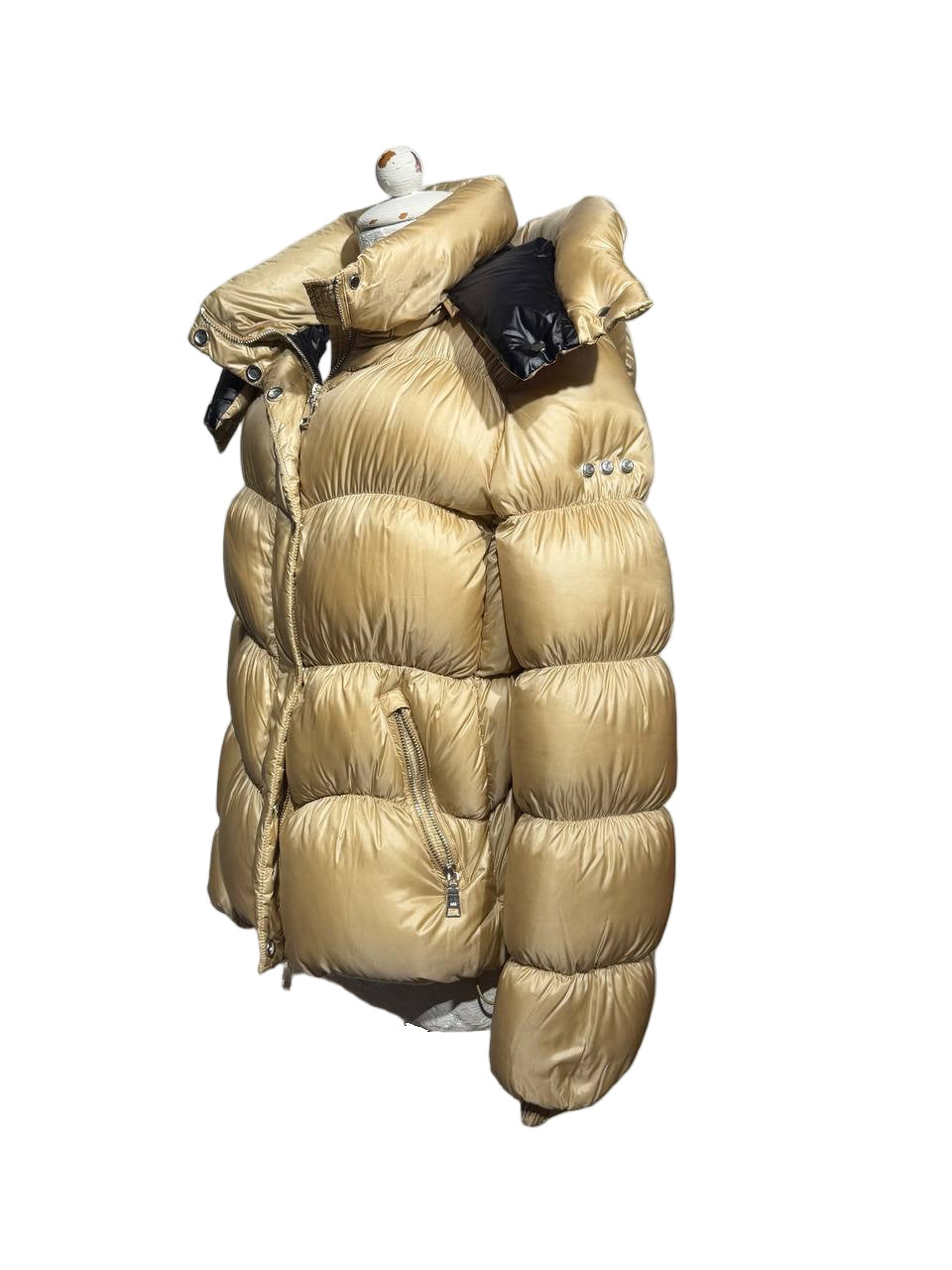 PIUMINO SHINY ULTRALIGHT ADD BEIGE/ORO ORO Tg 40