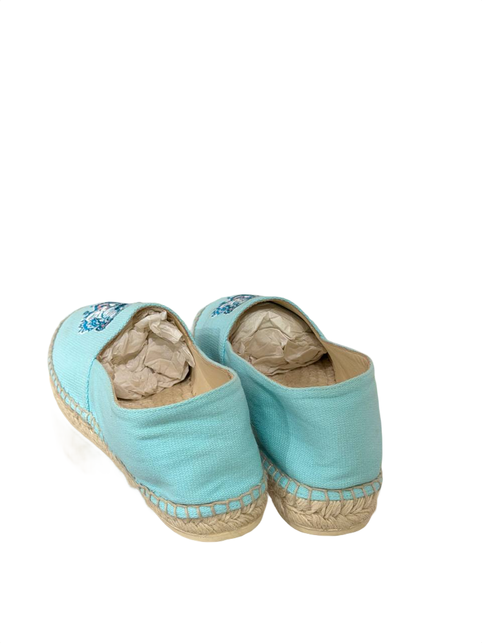 ESPADRILLAS KENZO PARIS TELA TURCHESE Nr 41