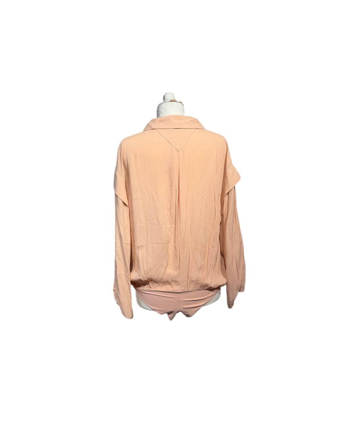 CAMICIA BODY ROSA ANTICO ELISABETTA FRANCHI Tg 44