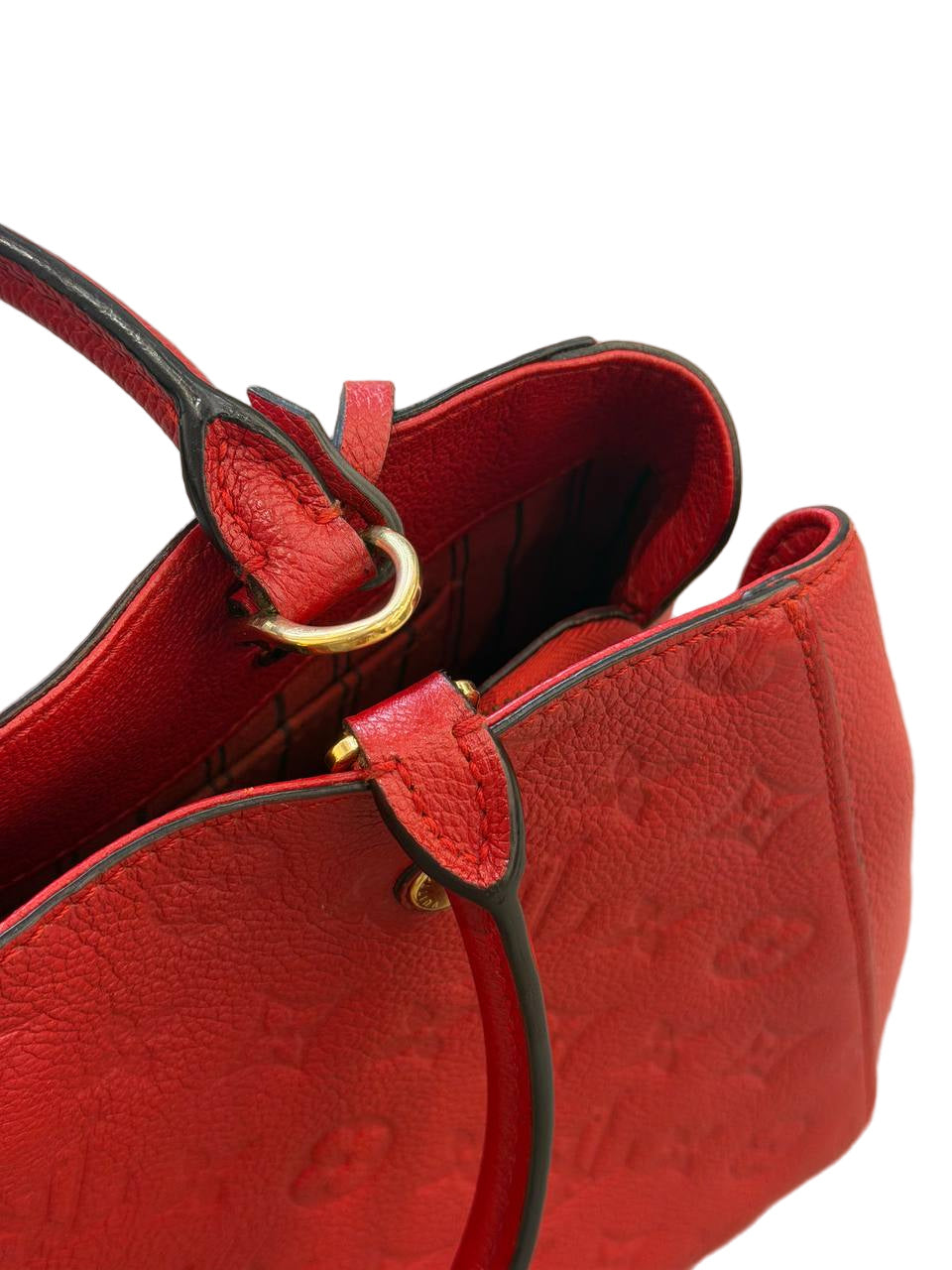MONTAIGNE MM LOUIS VUITTON PELLE EMPREINTE ROSSA