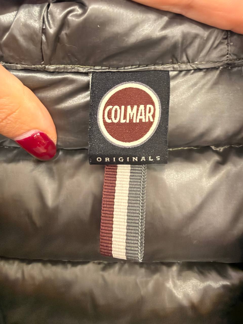PIUMINO VERDE CON CAPPUCCIO COLMAR ORIGINALS  Tg S