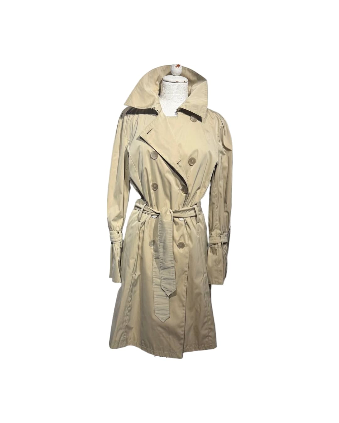 IMPERMEABILE MAX&CO BEIGE DOPPIOPETTO Tg 44