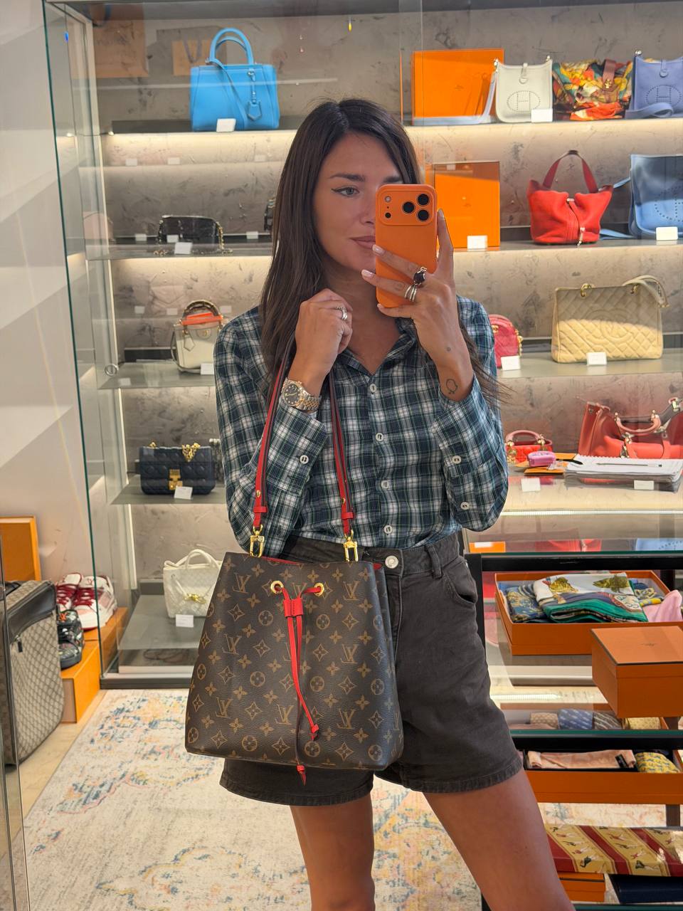 NEO NOÉ MONOGRAM RIFINITURE ROSSE LOUIS VUITTON