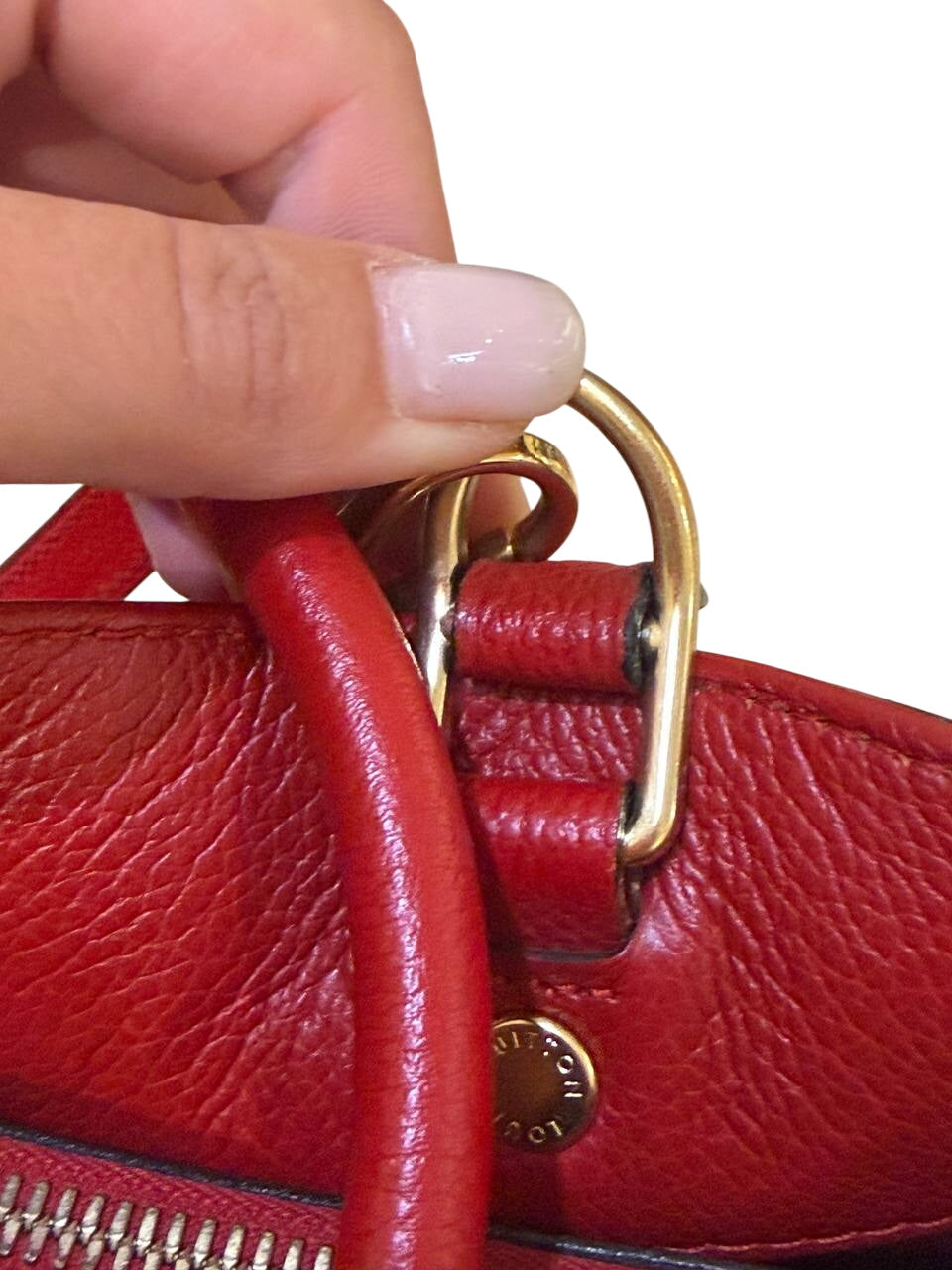MONTAIGNE MM PELLE EMPREINTE ROSSA LOUIS VUITTON