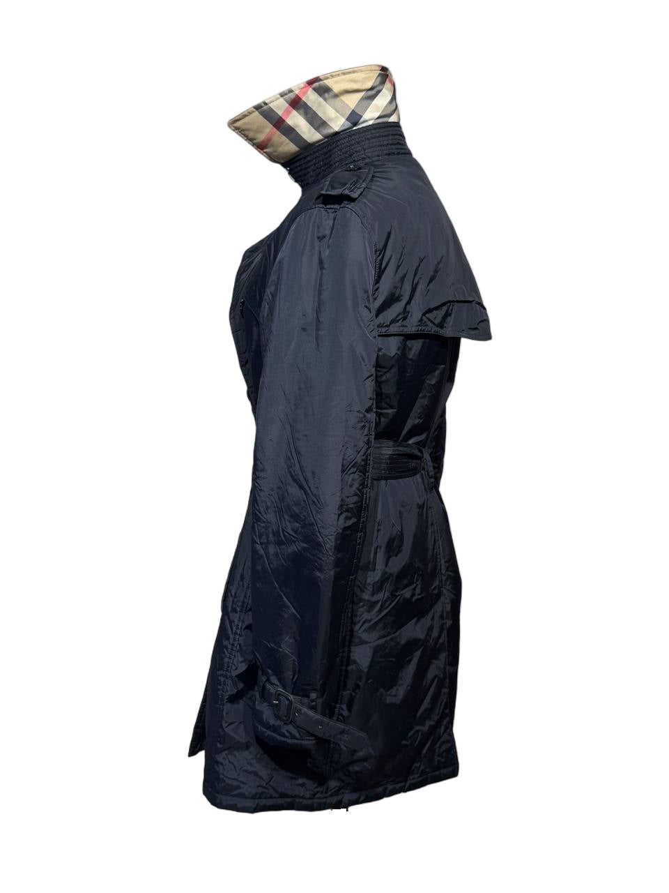 TRENCH IMPERMEABILE BURBERRY BLU NAVY TG 44