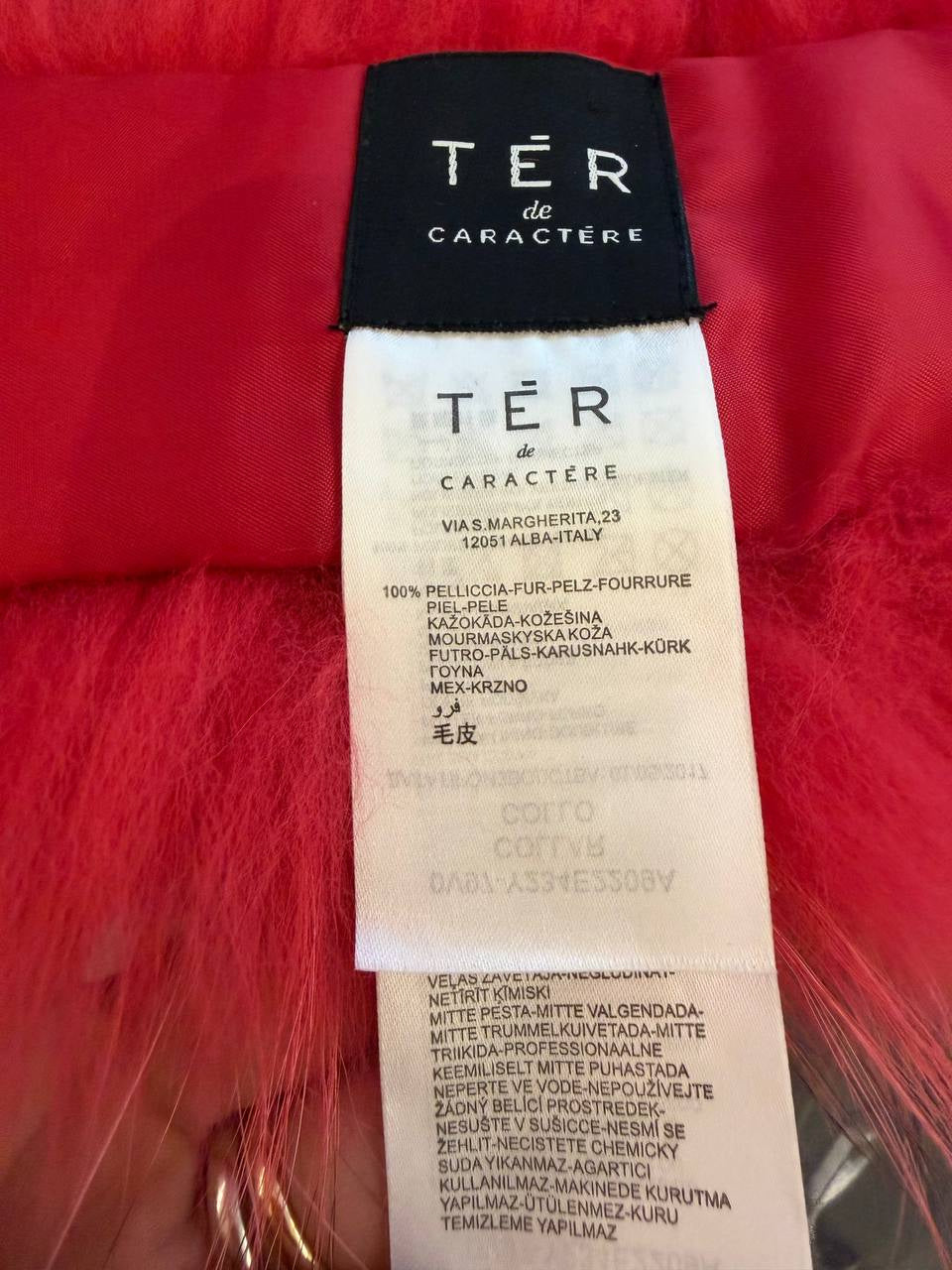 TÉR DE CARACTÈRE COLLO PELLICCIA VOLPE ROSSO