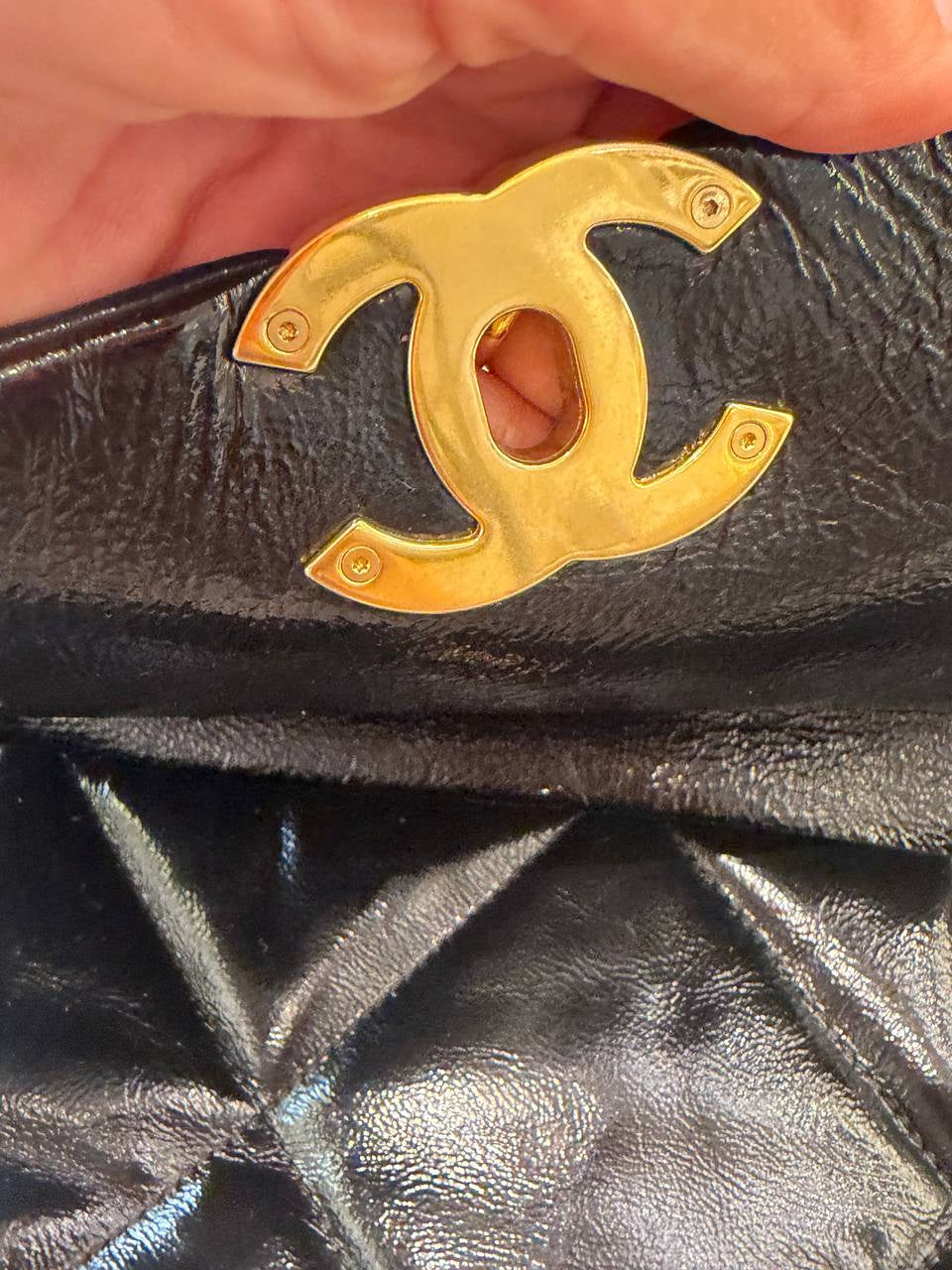 CHANEL 19 FLAP BAG LARGE NERA PELLE