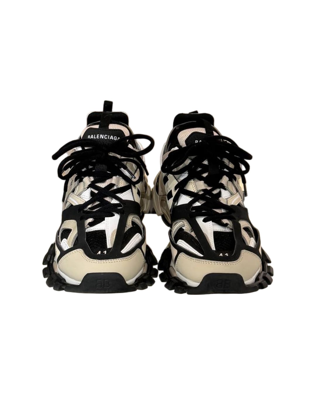 BALENCIAGA TRACK SNEAKER BIANCO NERO Nr 41