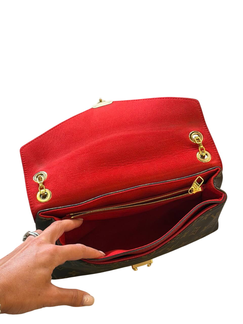 POCHETTE PALLAS MONOGRAM PATTA ROSSA LOUIS VUITTON