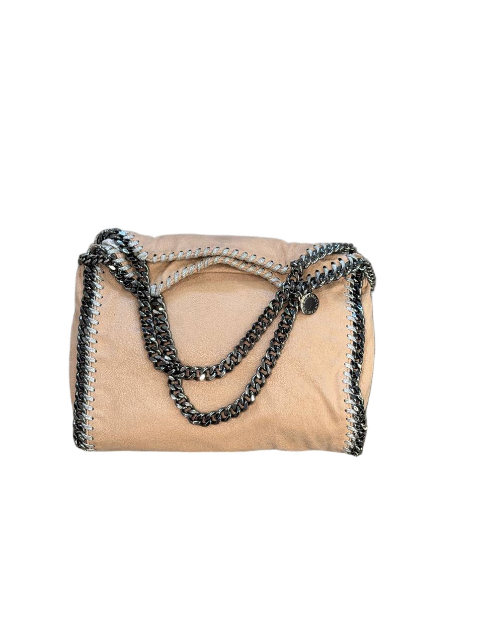 MINI STELLA MCCARTNEY FALABELLA ROSA CIPRIA CHIARO / burro