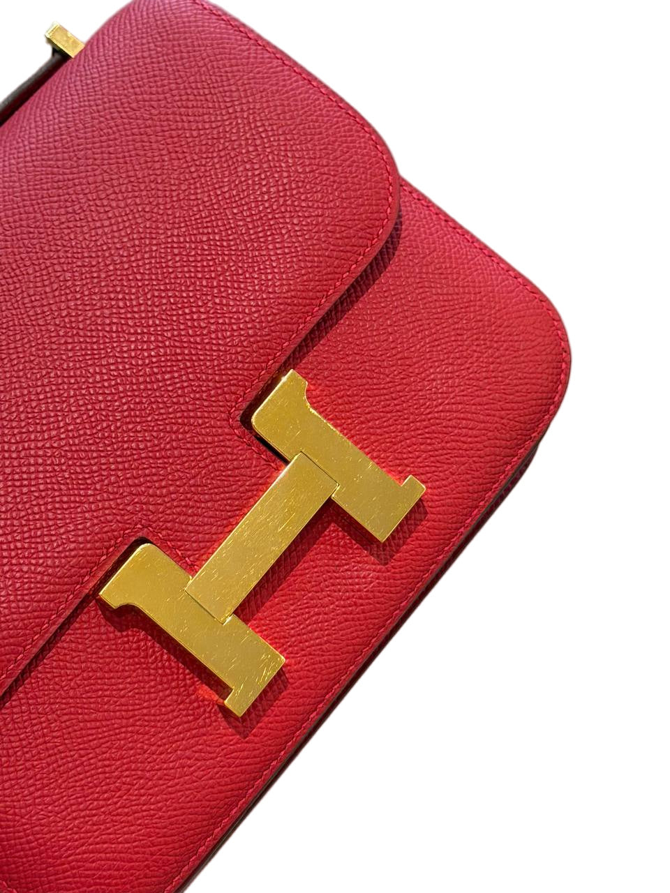 MINI CONSTANCE HERMES ROUGE CASAQUE