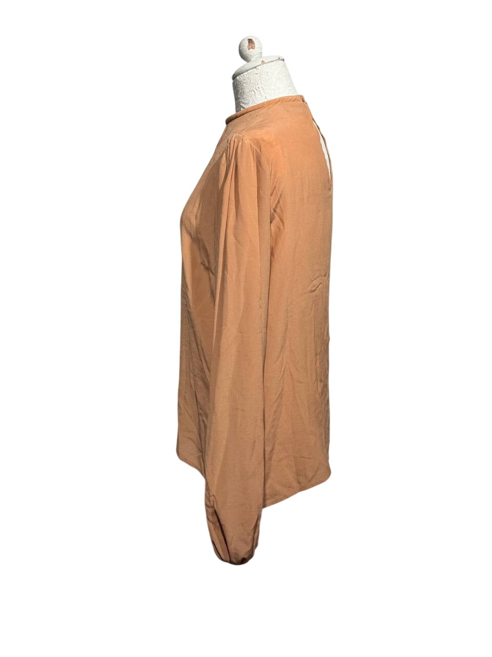 CAMICIA BLUSA MANICA LUNGA NUDE ELISABETTA FRANCHI Tg 44