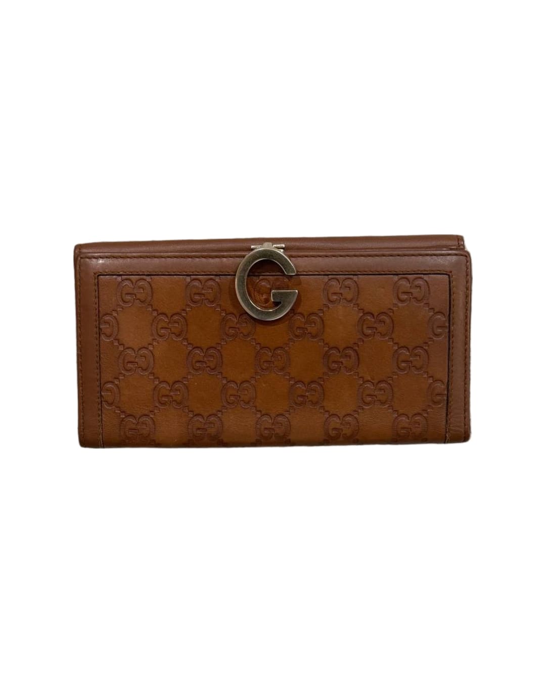 PORTAFOGLIO GUCCI PELLE GUCCISSIMA COGNAC