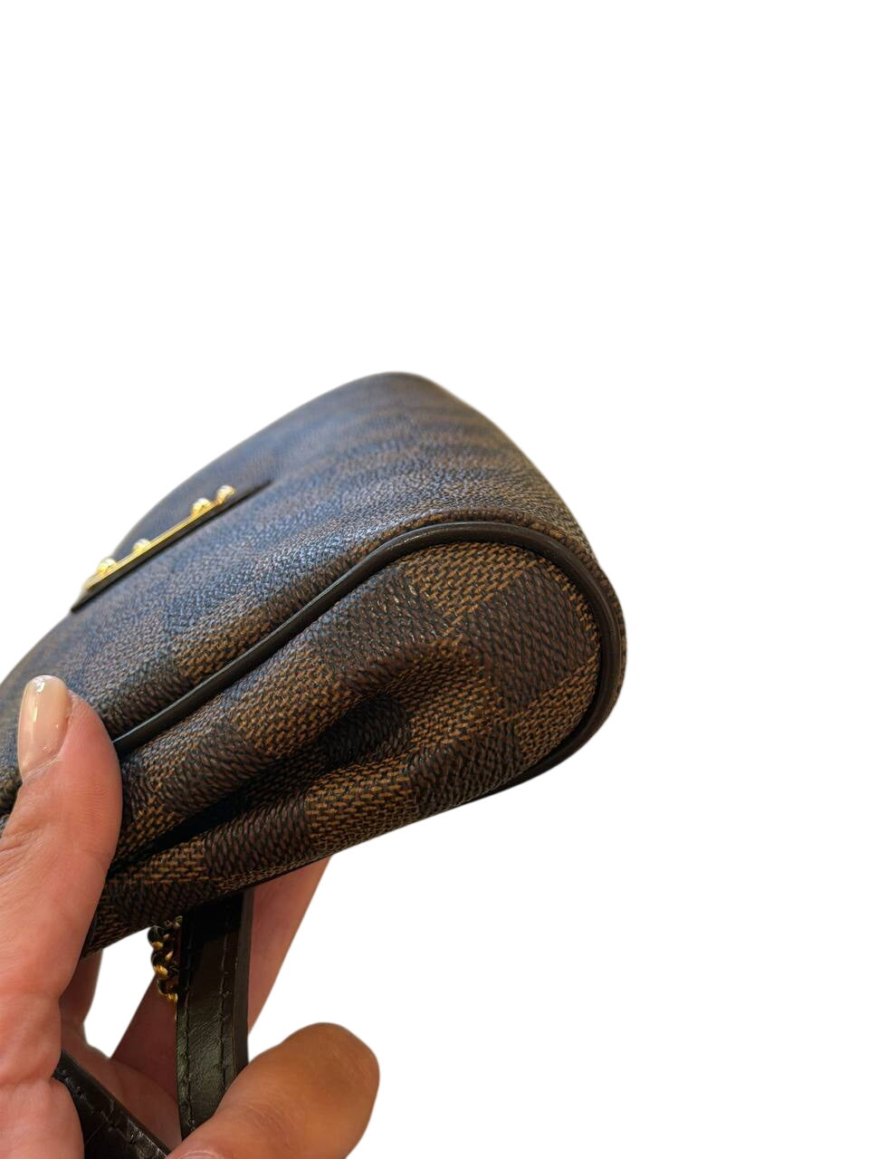 POCHETTE EVA DAMIER EBENE LOUIS VUITTON