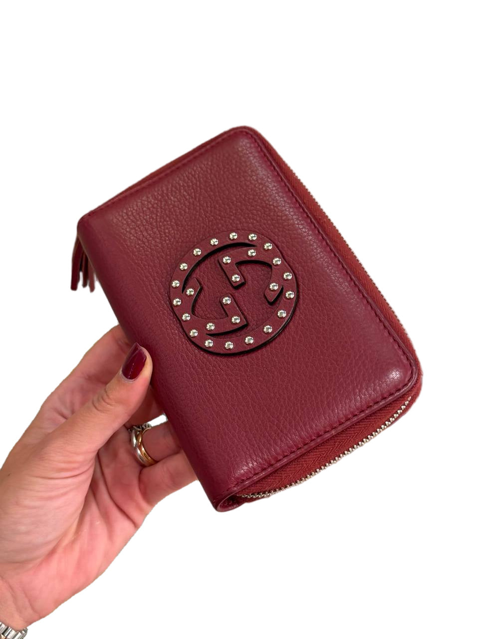PORTAFOGLIO BLONDIE GUCCI PELLE ROSSO/ BORDEAUX